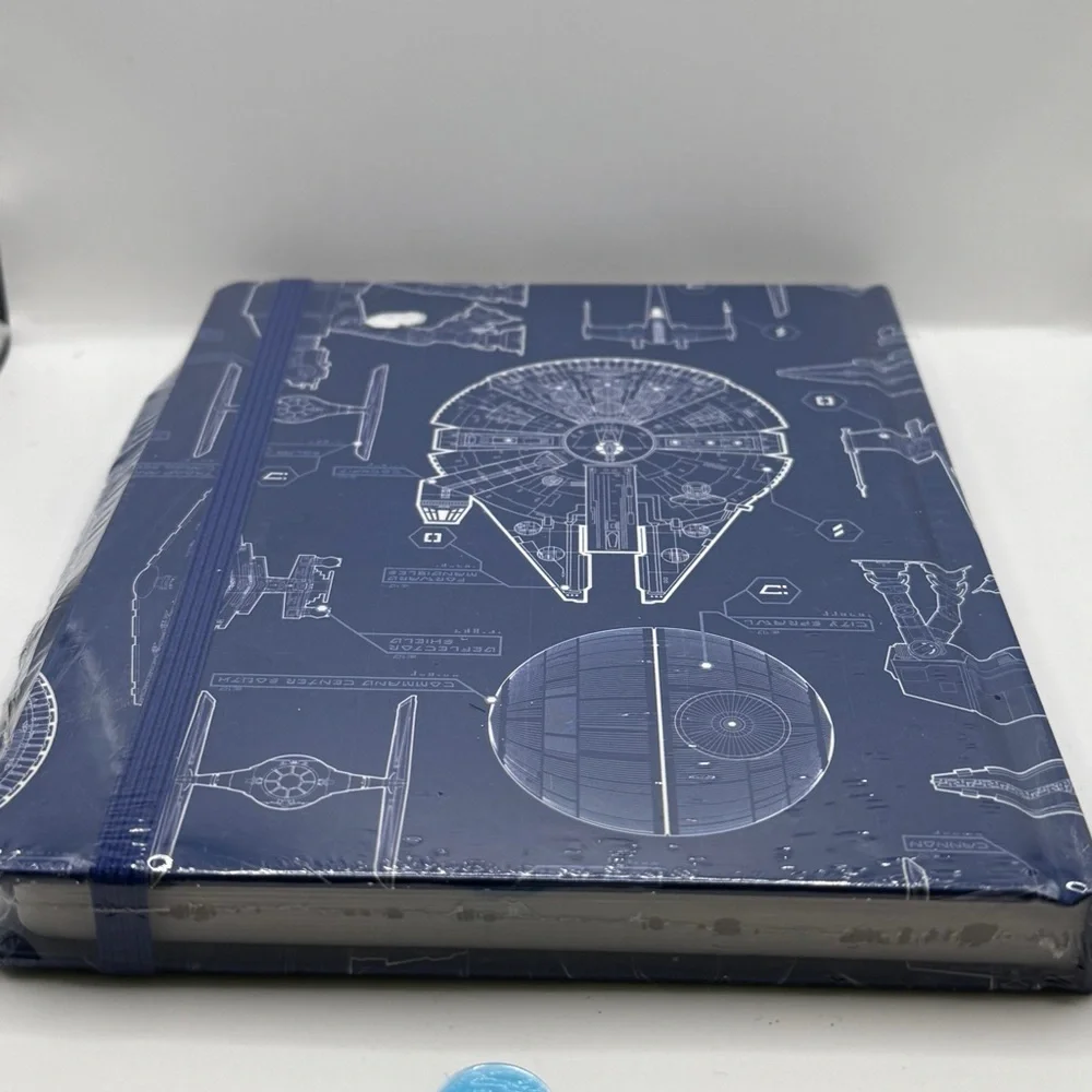 Disney Star Wars Blueprint Journal NIP With Pen  SKU0753